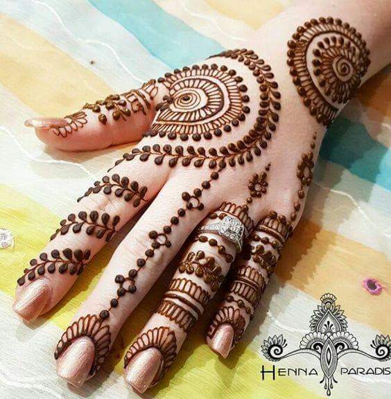 Beautiful and Easy Henna Mehndi Designs By Henna Paradise - Mehndi Designs