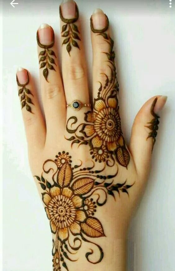 Bridal Henna Design For Beginners - Step By Step - Latest Popular Bridal  Mehndi Designs 2016-2017 - Easy and Cute Henna Design For Beginners - video  Dailymotion