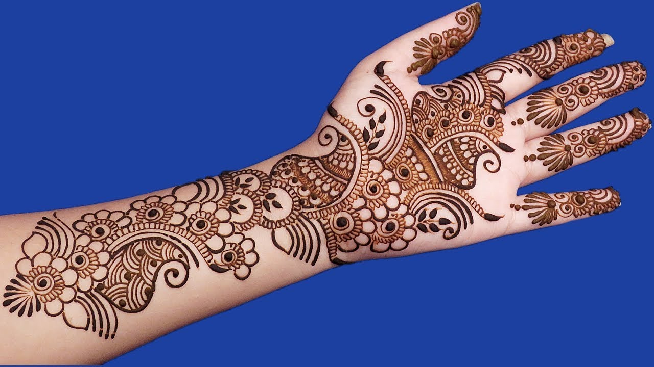 Arabic mehndi design images for wedding planning
