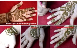 Easy simple floral mehndi henna designs for hands img