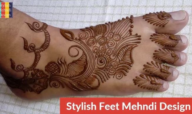 Zeenath's World - Easy simple feet mehndi design Click the... | Facebook-kimdongho.edu.vn